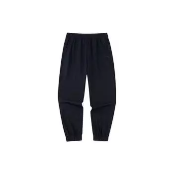 Anta Женские джоггеры Training Series с однотонным логотипом, средней посадки, прямые, черные 962357303-1 XS