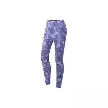 Anta Женские обтягивающие брюки для бега Nine Point с принтом и средней талией, чисто-белые 162415305-3 S