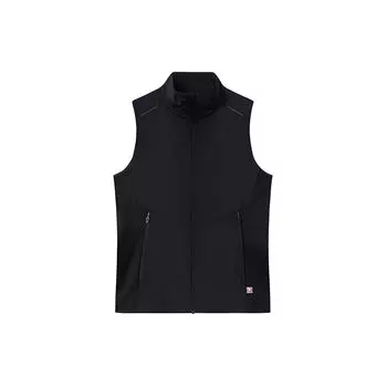 Anta Жилет без рукавов с однотонной застежкой-молнией и воротником-стойкой Champion Series, женский, черный 162410805-1 XL