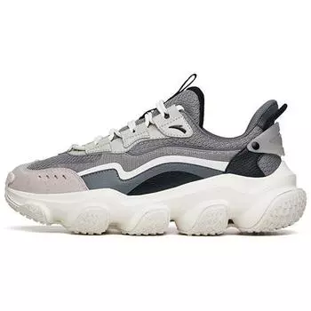 Anta Zhuo Bai 2.0 Мягкая подошва, амортизация, нескользящие, износостойкие, низкие, папины туфли, мужские кроссовки, серые 912218883-3 39