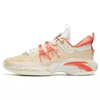 Anta Zup1 Nitrogen Technology амортизация противоскользящие износостойкие низкие баскетбольные кроссовки мужские кроссовки красные желтые 112311105-10 44