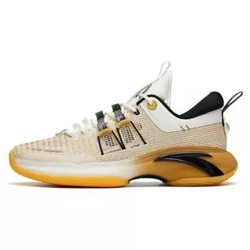 Anta Zup1 Nitrogen Technology амортизация противоскользящие износостойкие низкие баскетбольные кроссовки мужские коричневые белые 112321105-4 43