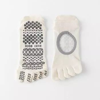 Antenatal Yoga Toe Socks Yoga Socks Children s Professional Non Slip Indoor Fitness Pilates Exercise Toe Socks Short Tube Milky White