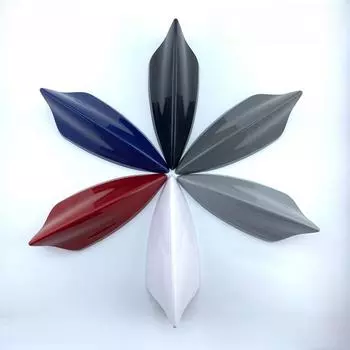 Антенна «Акулий плавник» для декора автомобиля | Сигнальное радио | Наклейка на заднее крыло крыши | Не требует модификации чёрный