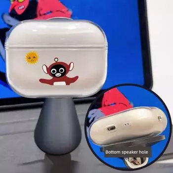 Antenna Baby Airpodspro2 Generation Protective Case 3 Generation Earphone Case Transparent Protective Case Airpods4 Generation Earphone Sleeves AirPodsPro second generation