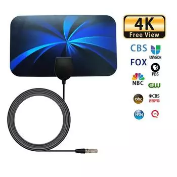 Антенна цифрового телевидения высокой четкости на 3000 миль с усилителем сигнала Dvb-t на большие расстояния синий