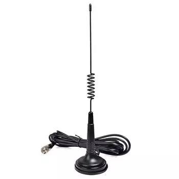 Антенна HYS CB Radio Magnet Mount, антенна с магнитным основанием, 27 МГц, любительская радиоантенна с 4-метровым коаксиальным кабелем, разъем типа MP для мобильных устройств 26~28 МГц