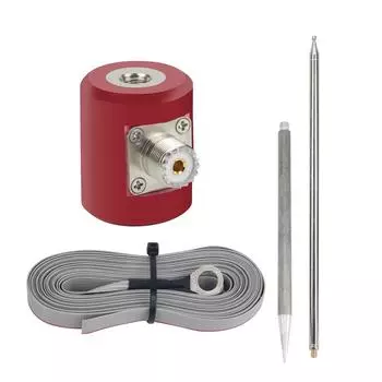 Антенна QRP 5 м/16,4 фута 14 МГц-30 МГц 300 Вт ВЧ-антенна 1/4 длины волны для радио USDX