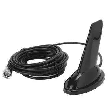 Антенна с присоской и разъемом M UV DualBand Shark Fin High Gain 5 метров