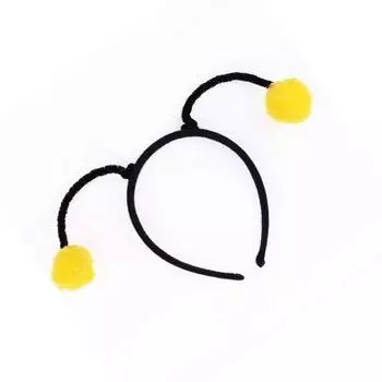 Антенны Женская повязка на голову Мультфильм Животные-Элементы Косплей Реквизит Принадлежности Детская повязка на голову Нетканый унисекс обруч для волос Взрослые вечерние жёлтый