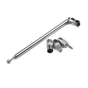 Антенный адаптер для радиоантенны, мини-система радиоантенны W 3, медный материал, DAB FM, выдвижная до 75 см CHINA