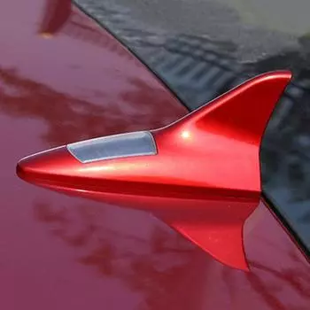 Антенный светильник с солнечными плавниками акулы с дистанционным управлением, супер яркий клейкий универсальный внедорожник, фургон, авто, 13 светодиодных предупредительных фонарей на крыше красный