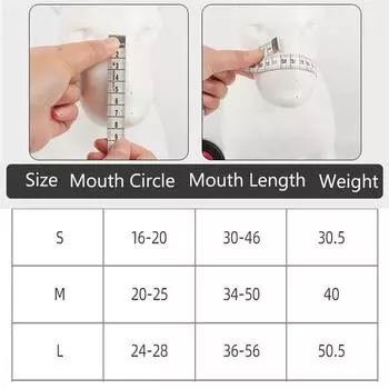 Anti Bite Break Pet Muzzle Adjustable Big Dog Muzzles for Medium Large Dogs Corgi Pitbull Bulldog mascotas Accessories Supplies S-mouth 16-20cm чёрный