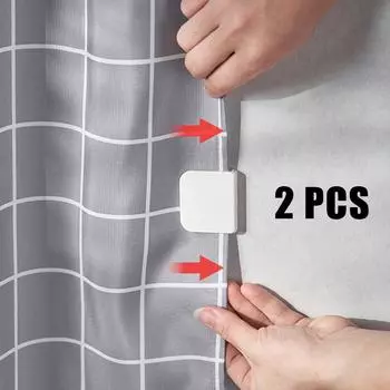 Анти-брызг клипсы для защиты ванны зажимы для душевой занавески шт. Душевая занавеска
