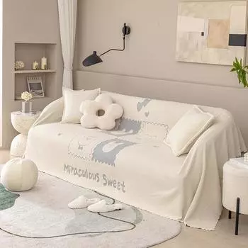 Полотенце для дивана с защитой от царапин, Ins Style, чехол для дивана, ткань, полное покрытие, универсальное одеяло для четырех сезонов, двустороннее покрывало для дивана 180*130cm