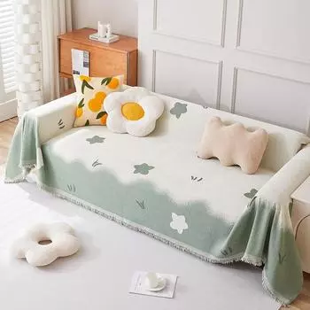 Anti-cat Scratch Sofa Towel Universal Cushion Simple Modern Sofa Cover All-inclusive Four Seasons Ins Style Back Cover Cloth 180*130cm