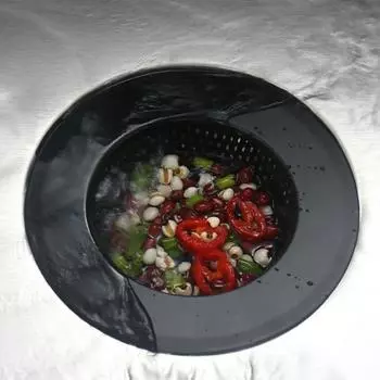 Anti Clog Sink Strainer Black With Handle Drain Filter Hair Clean Up Stainless Steel Waste Catcher Kitchen Bathroom Accessories