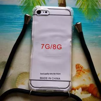 Прозрачный, наполненный воздухом, акриловый чехол для мобильного телефона с защитой от падений, шнурком и защитой всех углов военного уровня. XSMAX прозрачный