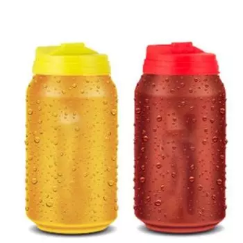 Anti-Dust Reusable Splash-proof Waterproof Can Cover Bottle Top Lid Soda Saver Caps Can Caps синий