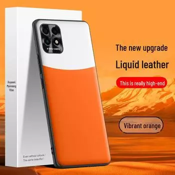 Anti-Fall Liquid Leather phone case for Maimang 10se - Anti-Fouling, Protective Cover Maimang10se белый/чёрный
