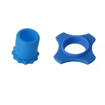 Anti-fall Silicone Mic Protection Ring Microphone Silicone Ring Bottom Rod Sleeve Microphone Holder blue set