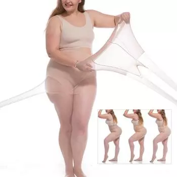 Анти-крючок Популярные супер эластичные тонкие женские колготки большого размера чулки колготки бесшовные волшебные чулки большого размера устойчивые к разрывам нейлоновые чулки 2