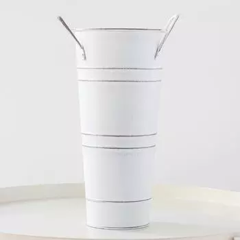 Anti-leakage Vase Retro Old Bucket Flower Arrangement Decoration Round Umbrella Storage Bucket