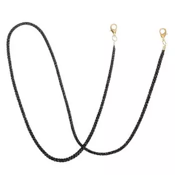 Anti-lost Hanging Face Mask Lanyard Glasses Lanyard Eyewear Chain Mask Holder Strap Necklace чёрный