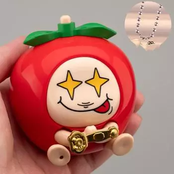 Anti-lost Persimmon Ruyi Model Toy DIY Crafts Fruit Toy Car Keychain Friends Birthday Gifts красный