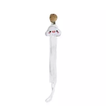 Anti-lost Soother Holder Cartoon Nipple Holder Clips Comfort Baby Cloth Pacifier Chain Toddler