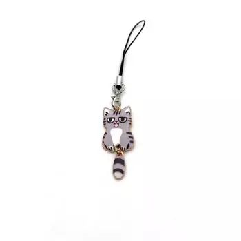 Anti Lost Y2K Phone Charm Kitten Pendant Phone Lanyard Cat Phone Strap Backpack Ornament Style 2