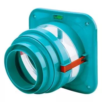 Анти-обратный поток воздуха в кухонной вентиляции, обратные клапаны, простая установка, устойчивые к коррозии клапаны для использования в домах и ресторанах