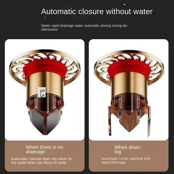 Anti Odor Bathroom Floor Drain Core Insect Prevention Seal Stopper Drain Cover Large Outfall Colander Basin Drain Filter
