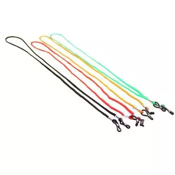 Анти-падение шнурок цепь пожилые многоцелевые очки веревка эластичная спортивная ручная работа чёрный