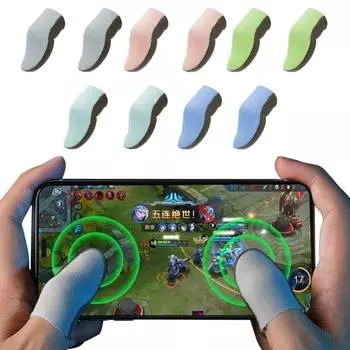 Анти-пот напальчники нано-серебряные волокна напальчники эластичные напальчники для женщин серый