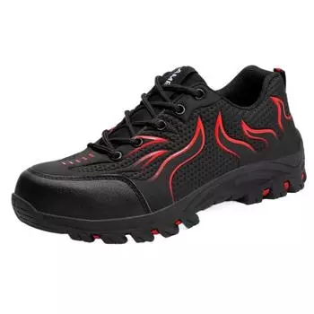 Anti-puncture Lightweight Wear-resistant Construction Site Shoes Safety Shoes Non-slip Labor Shoes Men 40