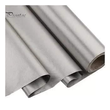 Анти-радиационная ткань размагничивания, блокирующая RFID GPS, защищающая сигнальную ткань 100x145cm серебряный