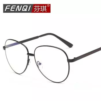 Anti-Radiation Blue Light Glasses Tide Mobile Phone Computer Goggles No Degree Flat Light Large Frame Plain Eye Protection Glasses 8626 бронзовый