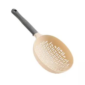 Anti-scald Silicone Pasta Colander Long Handle Food Filters Spoon Cooking Strainer Spoon Noodle