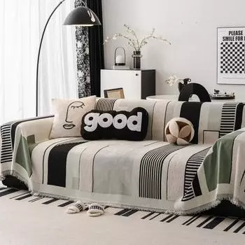 Anti-Scratching Chenille Sofa Cover Cloth Four Seasons Universal Cover Cover All-Inclusive Universal Non-Slip Mat Towel Blanket 180*130cm