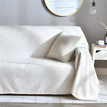 Anti-Scratching Sofa Cover Towel Ins Pineapple Lattice Sofa Cover Lazy Universal All Wrapped Cover Sofa Cushion Protective Cover 70*90cm