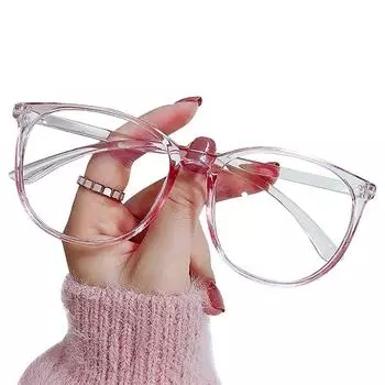 Анти-синий свет, круглая оправа, очки для женщин и мужчин, модные прозрачные компьютерные очки для чтения, оптические очки, очки