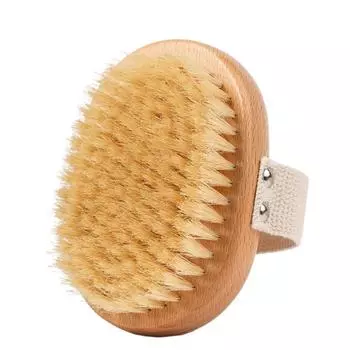 Anti-slip Back Scrubber Long Handle Scrubbing Brush Durable Bamboo Bath Brush Remove Dead Skin Style B