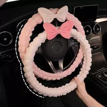 Anti-slip Car Steering Wheel Cover Inner Ring Steering Wheel Sleeve Cold Weather style 1
