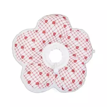 Anti-Slip Cat Anti-licking Circle Adjustable Kitten Neck Cone Pet Cone Collar for Wound Heal S