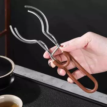 Anti-slip Design Teacup Clip Anti-scalding Teapot Lid Clip Creative Tureen Tong Teahouse teacup clip