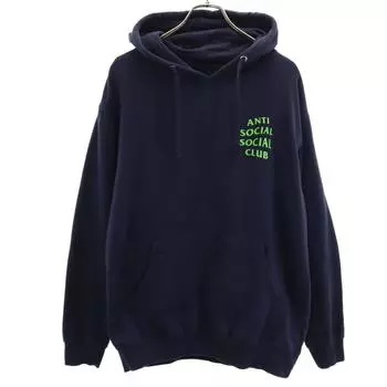 ANTI SOCIAL SOCIAL CLUB Сделано в США Принт на спине Толстовки с длинным рукавом Мужские Б/У