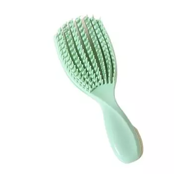 Anti-static Hollowing Out Massage Comb Hollow Elastic Hair Brush Hair Fluffy Wet Dry Scalp Massage Comb Hair Styling Tool