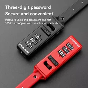 Anti-Theft Bike Lock Three-Digit Combination Steel Cable Tie Lock Bicycle Security Helmet Lock Keyless MTB Bike Password Locks