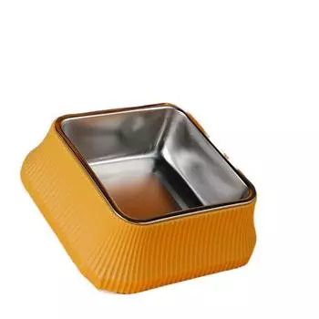 Anti Tipping Cat Bowl Stainless Steel Cat Feeder Detachable Pet Feeding Basin Dogs Cats Style 2